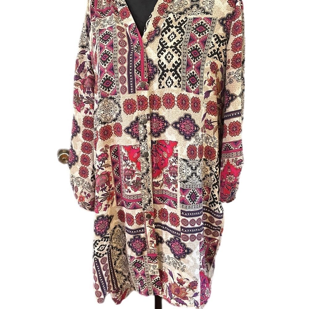 Sara Michelle Multicolor Floral Tonic. Size medium - Picture 4 of 10